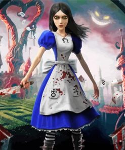 Alice Madness Returns Paint By Number