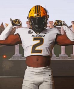 Mizzou Footballer Paint By Number