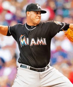 Pitcher Jose Fernandez Paint By Number