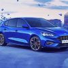 Blue Ford Focus Paint By Number