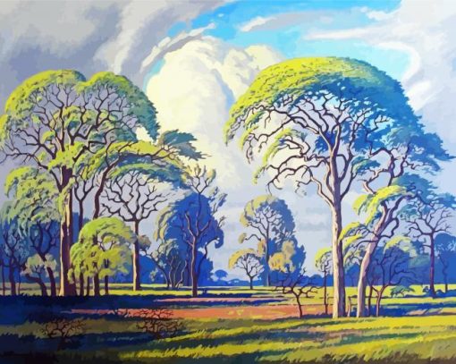 Bosveld Landscape Art Paint By Number