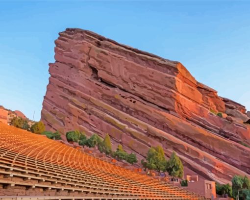 Colorado Red Rock Paint By Number