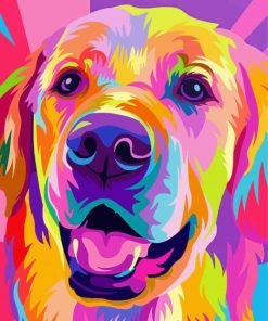 Colorful Dog Paint By Number