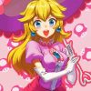 Cute Princess Peach Paint By Number