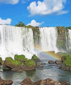 Falls Zimbabwe Paint By Number