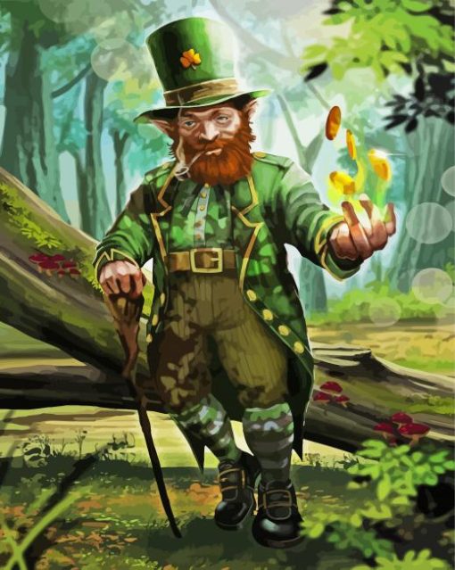 Fantasy Leprechaun Paint By Number