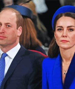 Kate And Prince William Paint By Number