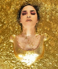 Woman In Gold Luide Glitter Paint By Number