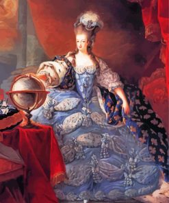 Marie Antoinette With Globe Paint By Number