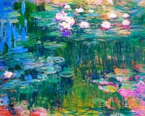 Monet Waterlily Paint By Number