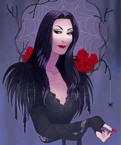 Morticia Character Paint By Number