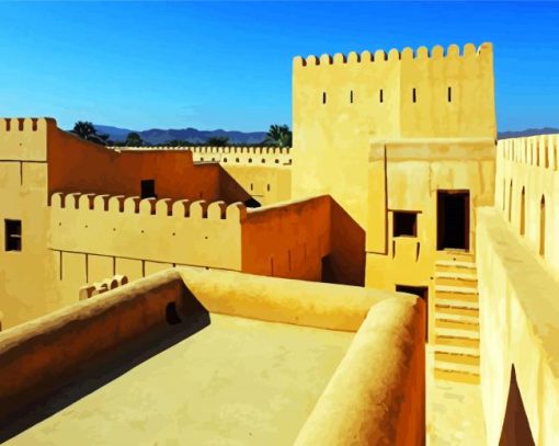 Nizwa Fort Iman Paint By Number