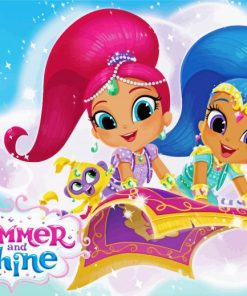 Shimmer And Shine Paint By Number