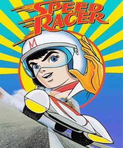 Speed Racer Animation Paint By Number