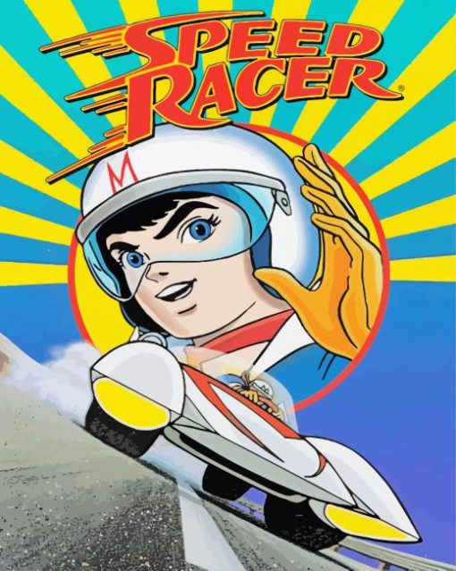 Speed Racer Animation Paint By Number