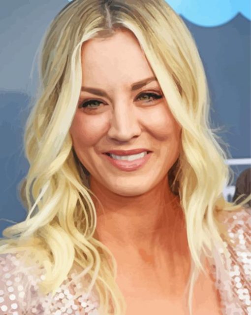 Actress Kaley Cuoco Paint By Number