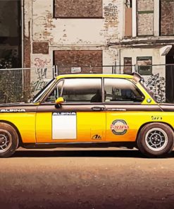 Yellow BMW E10 Paint By Number