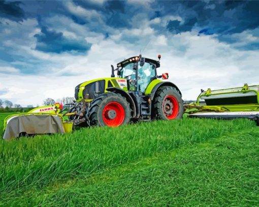 Yellow Case Ih Paint By Number