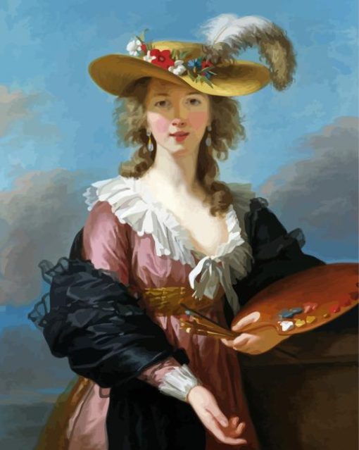 18th Century French Woman Paint By Number