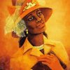 African Woman With Hat Paint By Number