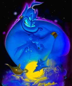 Aladdin Magic Genie Paint By Number