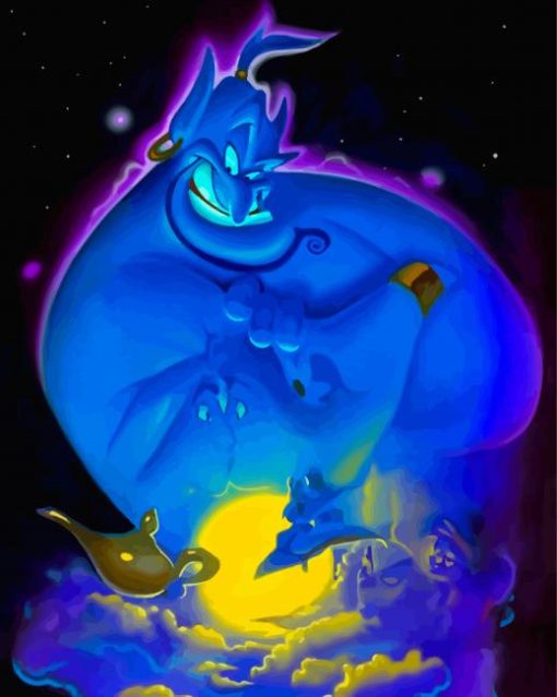 Aladdin Magic Genie Paint By Number