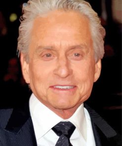 American Actor Michael Douglas Paint By Number