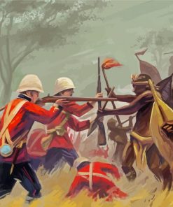 Anglo Zulu War Art Paint By Number