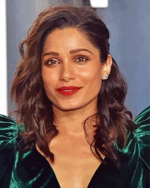 Frieda Pinto Actress Paint By Number