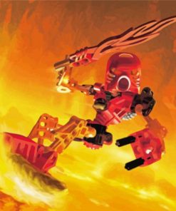 Bionicle Video Game Paint By Number