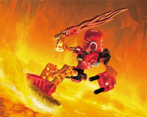 Bionicle Video Game Paint By Number