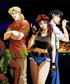 Black Lagoon Characters Paint By Number