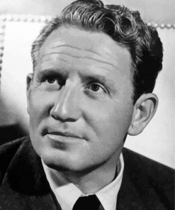 Monochrome Spencer Tracy Paint By Number