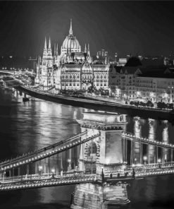 Budapest At Night Paint By Number