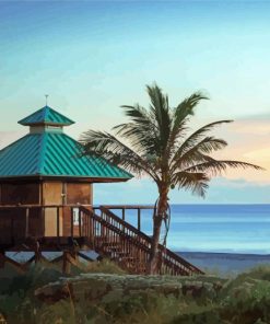 Boca Raton Beach Paint By Number