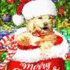 Christmas Puppy Terrier Paint By Number