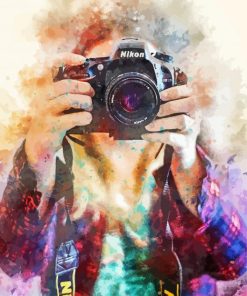 Colorful Photographer Paint By Number