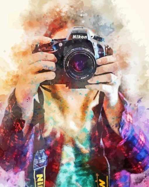 Colorful Photographer Paint By Number