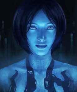 Cortana Face Tv Show Paint By Number