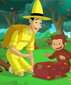 Curious George Animation Paint By Number