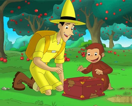 Curious George Animation Paint By Number