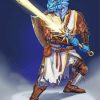 Dragonborn Paladin Paint By Number