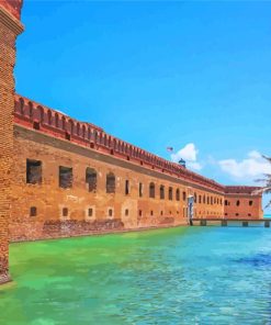 Fort Jefferson Fortress Paint By Number