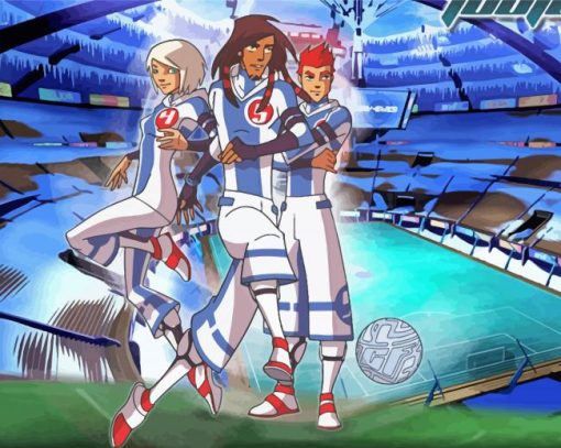 Galactik Football Players Paint By Number