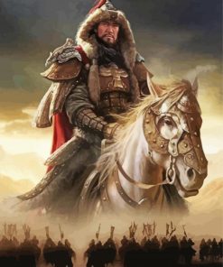 Genghis Khan Art Paint By Number