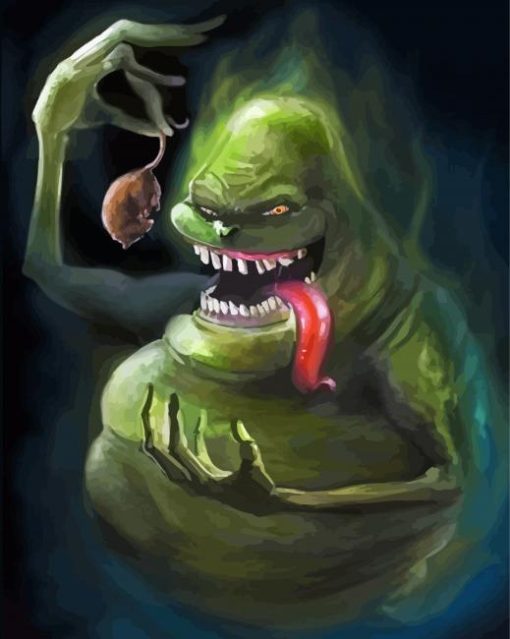 Ghostbusters Slimer Paint By Number