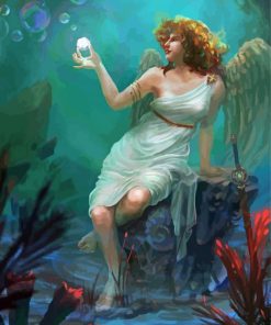 Greek Woman Underwater Paint By Number