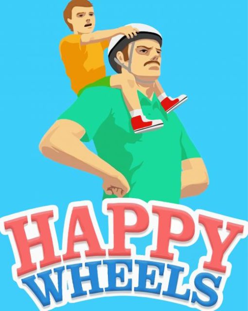 Happy Wheels Game Paint By Number