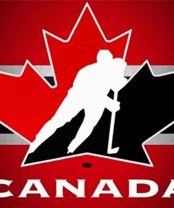 Hockey Canada Logo Paint By Number