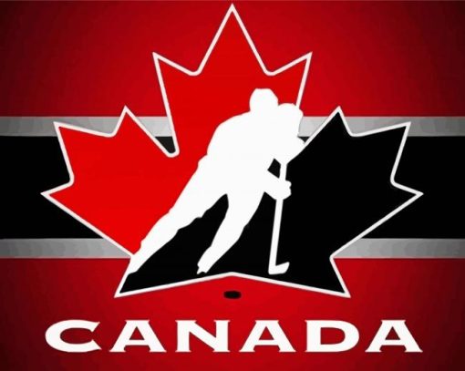 Hockey Canada Logo Paint By Number